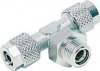 Detail produktu T-�rouben� se spodn�m vn�j��m trubkov�m z�vitem, oto�n� o 360 st., MS NI