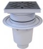 Detail produktu Perfekt dvorn� vtok se svisl�m odtokem a izola�n� p��rubou, plast/litina HL616, Hutterer & Lechner