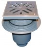 Detail produktu Perfekt dvorn� vtok se svisl�m odtokem a izola�n� p��rubou, plast/nerez HL616S, Hutterer & Lechner