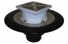 Detail produktu St�e�n� vtok se svisl�m odtokem v proveden� pro poch�zn� st�echy, s izola�n� svorkou HL62B, Hutterer & Lechner