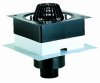Detail produktu St�e�n� vtok "DrainBox" s pevnou izola�n� p��rubou a izola�n� svorkou, s elektrick�m oh�evem HL63.1, Hutterer & Lechner
