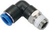 Detail produktu L-spojka oto�n� s vn�j��m ku�elov�m z�vitem, plastov�